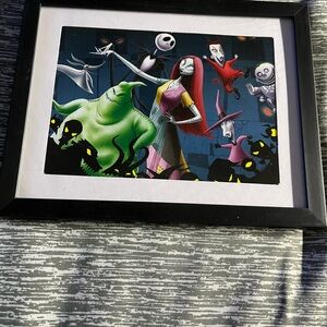 Nightmare-Inspired Art Print with Black Frame